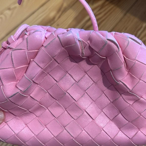 Bottega Veneta Intrecciato Mini Pouch in Pink - Picture 3 of 13